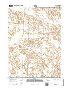 Rush Lake 2014 topographic map thumbnail