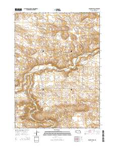Rushville SW 2014 topographic map thumbnail
