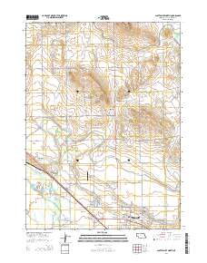 Scottsbluff North 2014 topographic map thumbnail