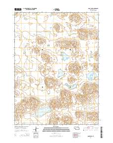 Pony Lake 2014 topographic map thumbnail