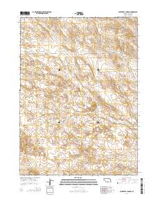 University Lake NE 2014 topographic map thumbnail