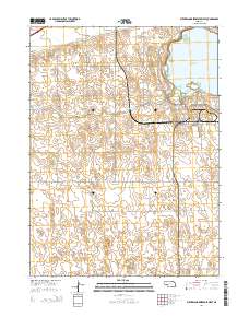 Sutherland Reservoir West 2014 topographic map thumbnail