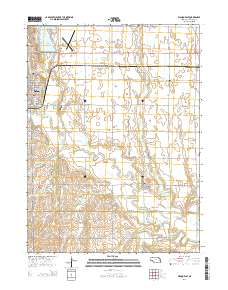 Wahoo East 2014 topographic map thumbnail