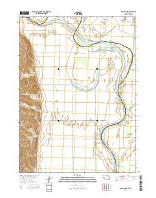 Tekamah NW 2014 topographic map thumbnail