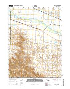South Bayard 2014 topographic map thumbnail