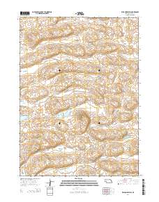Wild Horse Hill 2014 topographic map thumbnail