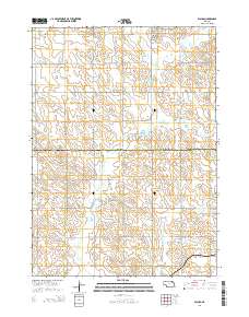 Wausa 2014 topographic map thumbnail