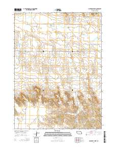 Hackberry Creek 2014 topographic map thumbnail