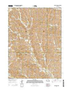 Valparaiso SW 2014 topographic map thumbnail