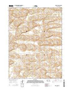 Carr Lake NE 2014 topographic map thumbnail