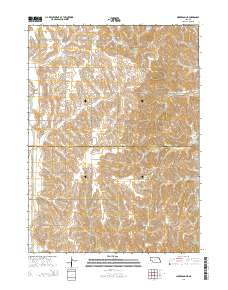 Nickerson NE 2014 topographic map thumbnail
