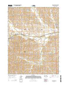 Wahoo West 2014 topographic map thumbnail