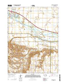 Bertrand NW 2014 topographic map thumbnail