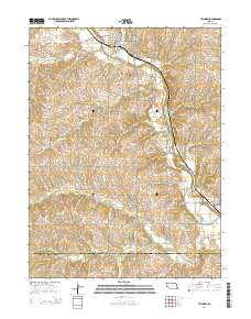 Tecumseh 2014 topographic map thumbnail