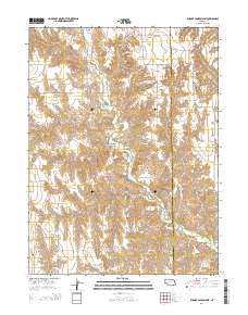 Burger Canyon East 2014 topographic map thumbnail