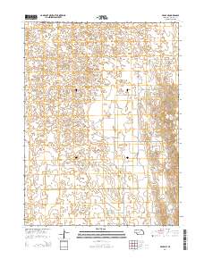 Brady NE 2014 topographic map thumbnail