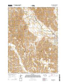 Albion West 2014 topographic map thumbnail