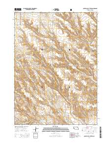 Coffee Mill Butte SE 2014 topographic map thumbnail