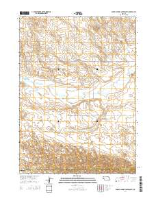 Barrel Springs Creek South 2014 topographic map thumbnail