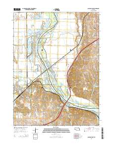 Ashland East 2014 topographic map thumbnail