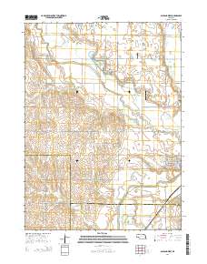 Ashland West 2014 topographic map thumbnail