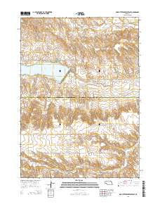 Box Butte Reservoir East 2014 topographic map thumbnail