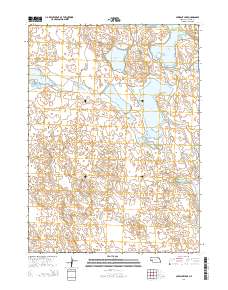 Crescent Lake 2014 topographic map thumbnail
