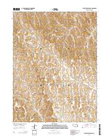 Jeffrey Reservoir SE 2014 topographic map thumbnail