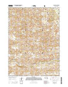 Halsey SW 2014 topographic map thumbnail