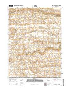 Dismal River Ranch SW 2014 topographic map thumbnail