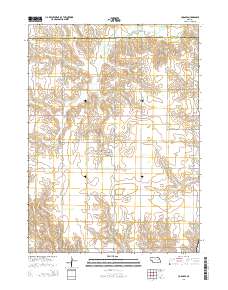 Cornlea 2014 topographic map thumbnail