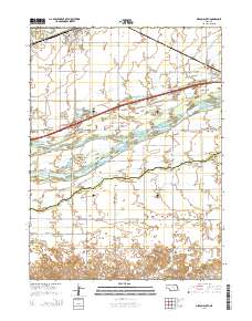 Gibbon South 2014 topographic map thumbnail