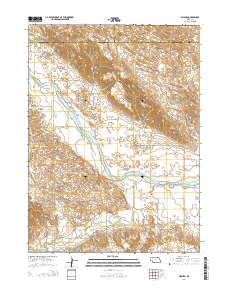 Milburn 2014 topographic map thumbnail