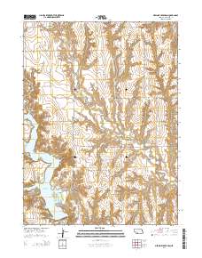 Medicine Creek Dam 2014 topographic map thumbnail