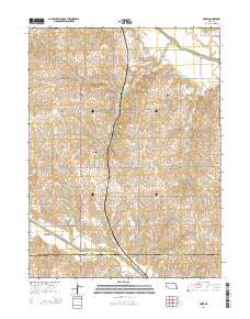 Howe 2014 topographic map thumbnail