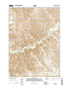 Howe Creek 2014 topographic map thumbnail