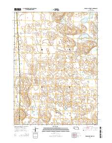 Krause Lake West 2014 topographic map thumbnail
