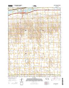Ogallala SW 2014 topographic map thumbnail
