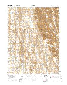 Hayes Center SW 2014 topographic map thumbnail