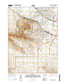 Scottsbluff South 2014 topographic map thumbnail