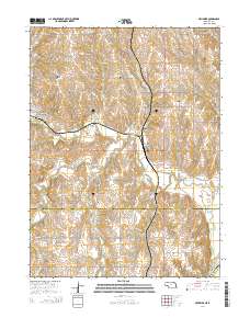 Nehawka 2014 topographic map thumbnail