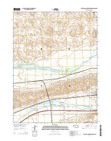 Sutherland Reservoir NW 2014 topographic map thumbnail