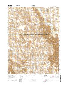 Suttlers Canyon West 2014 topographic map thumbnail