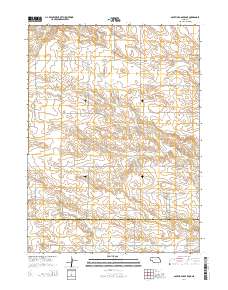 South of Gabe Rock 2014 topographic map preview