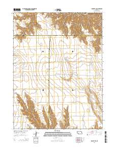 Wauneta SE 2014 topographic map thumbnail