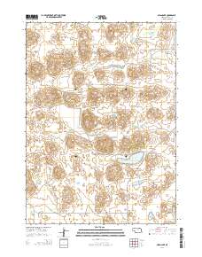 Swan Lake 2014 topographic map thumbnail