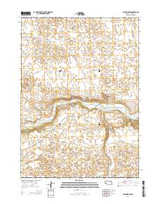 Valentine SW 2014 topographic map thumbnail