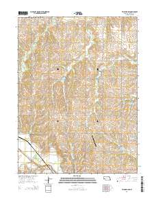 Tecumseh NW 2014 topographic map thumbnail
