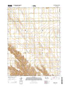Wauneta SW 2014 topographic map thumbnail