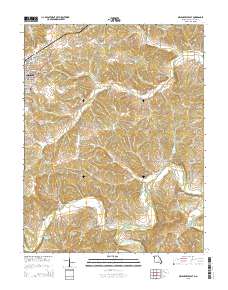 Owensville East 2015 topographic map thumbnail